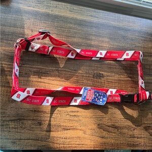 NC State Wolfpack Dog Harness - Large, Adjustable Collegiate Red White Black